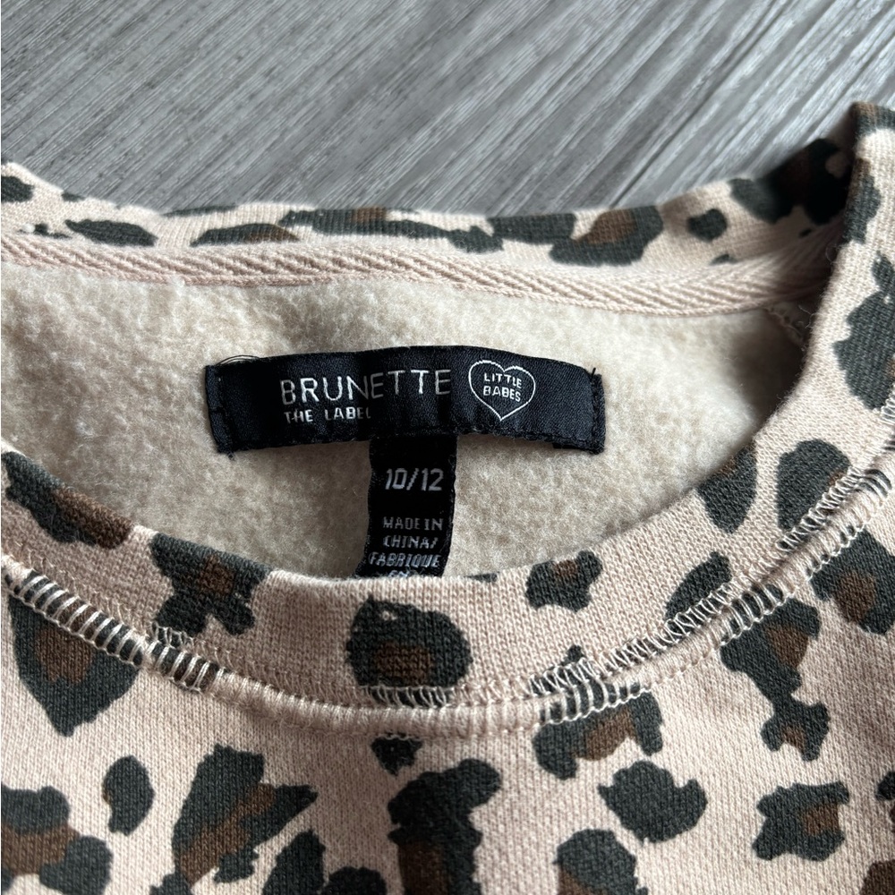 COPY - Bnwt Brunette the Label little babes sweater size 10/12 - Picture 2 of 3